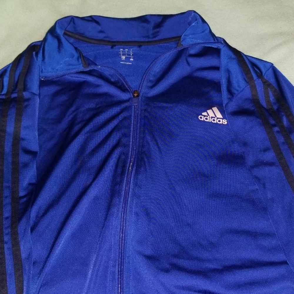 ADIDAS TRACK JACKET large mens